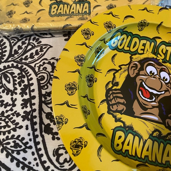 Golden State Mini Rolling Tray & matching Ash Tray - Picture 3 of 3